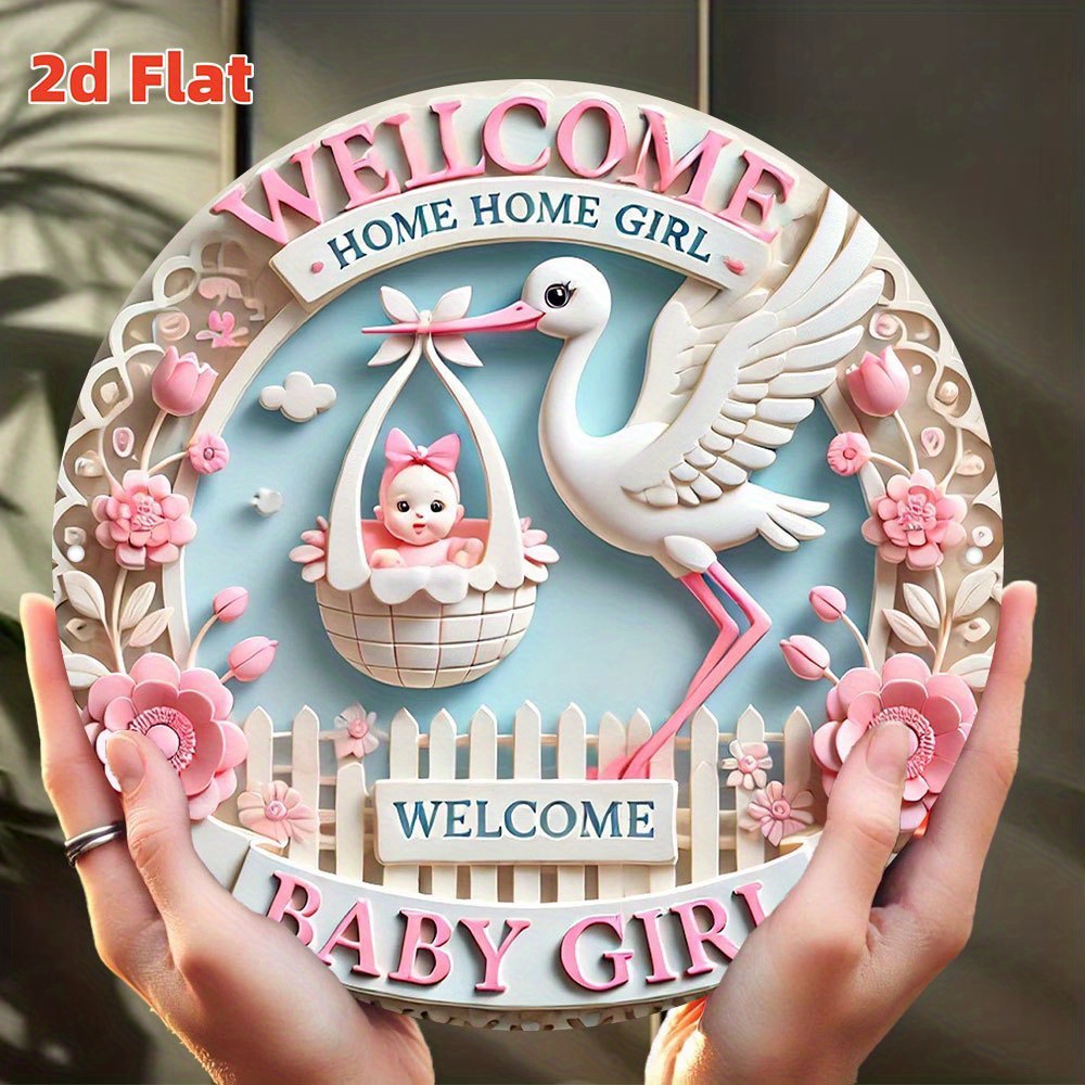 Interior Design Studio - Welcome Home Circular Wall Art -