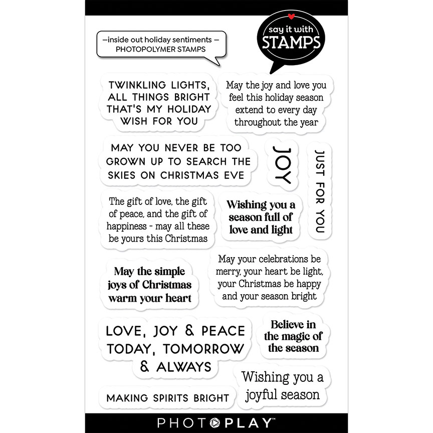 Interior Design Paper - July 2024 New Christmas holiday Sentiments