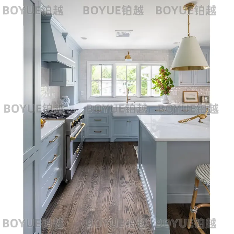 Luxury Modern Solid Wood Kitch - Interior Design Kitchen Modern ulasan dan harga