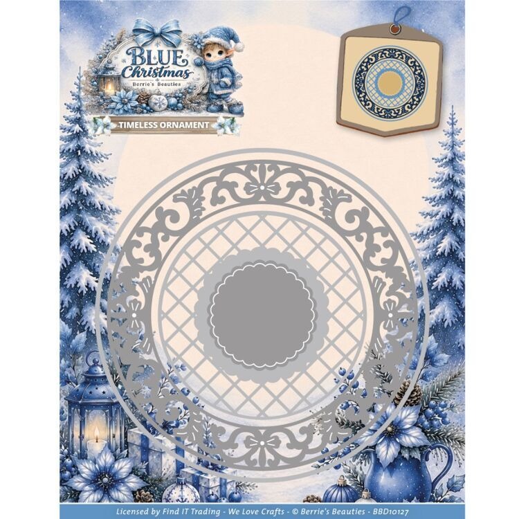 Blue Christmas Winter Serenity - Interior Design Paper ulasan dan harga