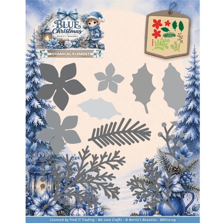 Blue Christmas Winter Serenity - Interior Design Paper ulasan dan harga