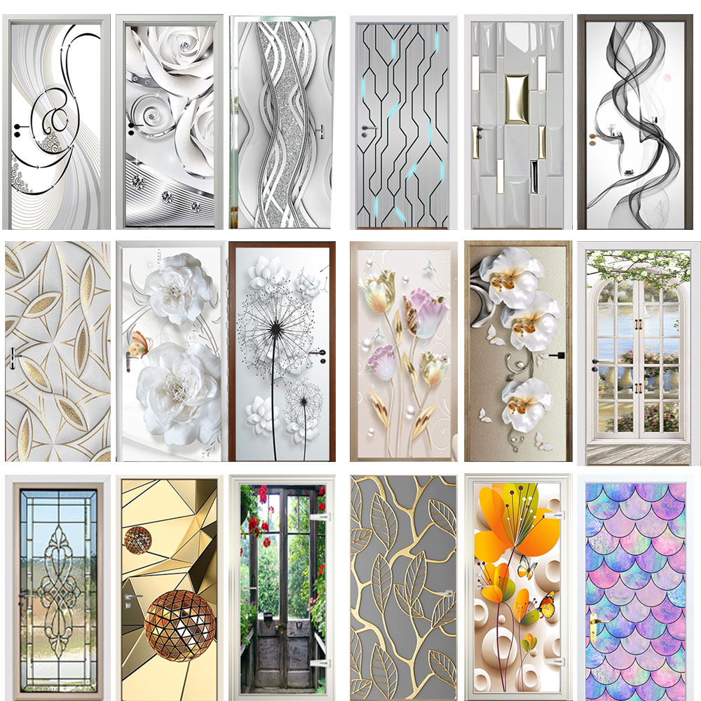 Modern Door Sticker Simulate G - Interior Design Home ulasan dan harga