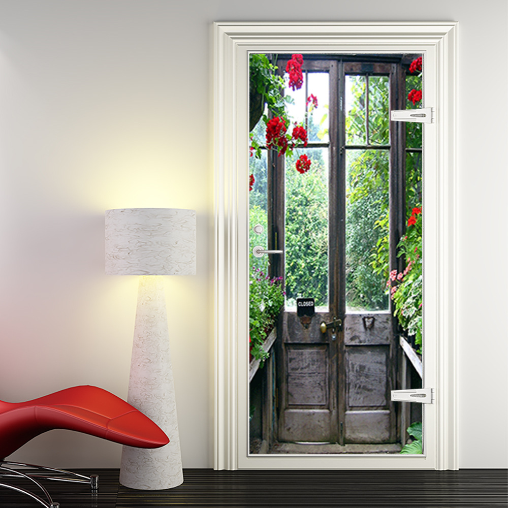 Modern Door Sticker Simulate G - Interior Design Home ulasan dan harga
