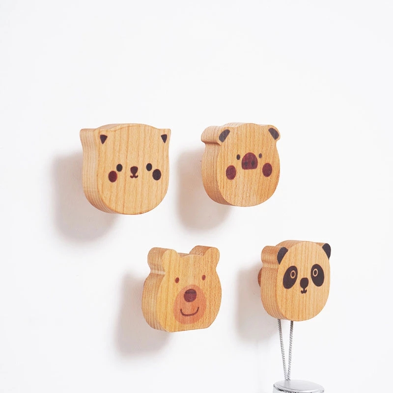 Wooden Cute Animal Coat Hook S - Interior Design Home ulasan dan harga