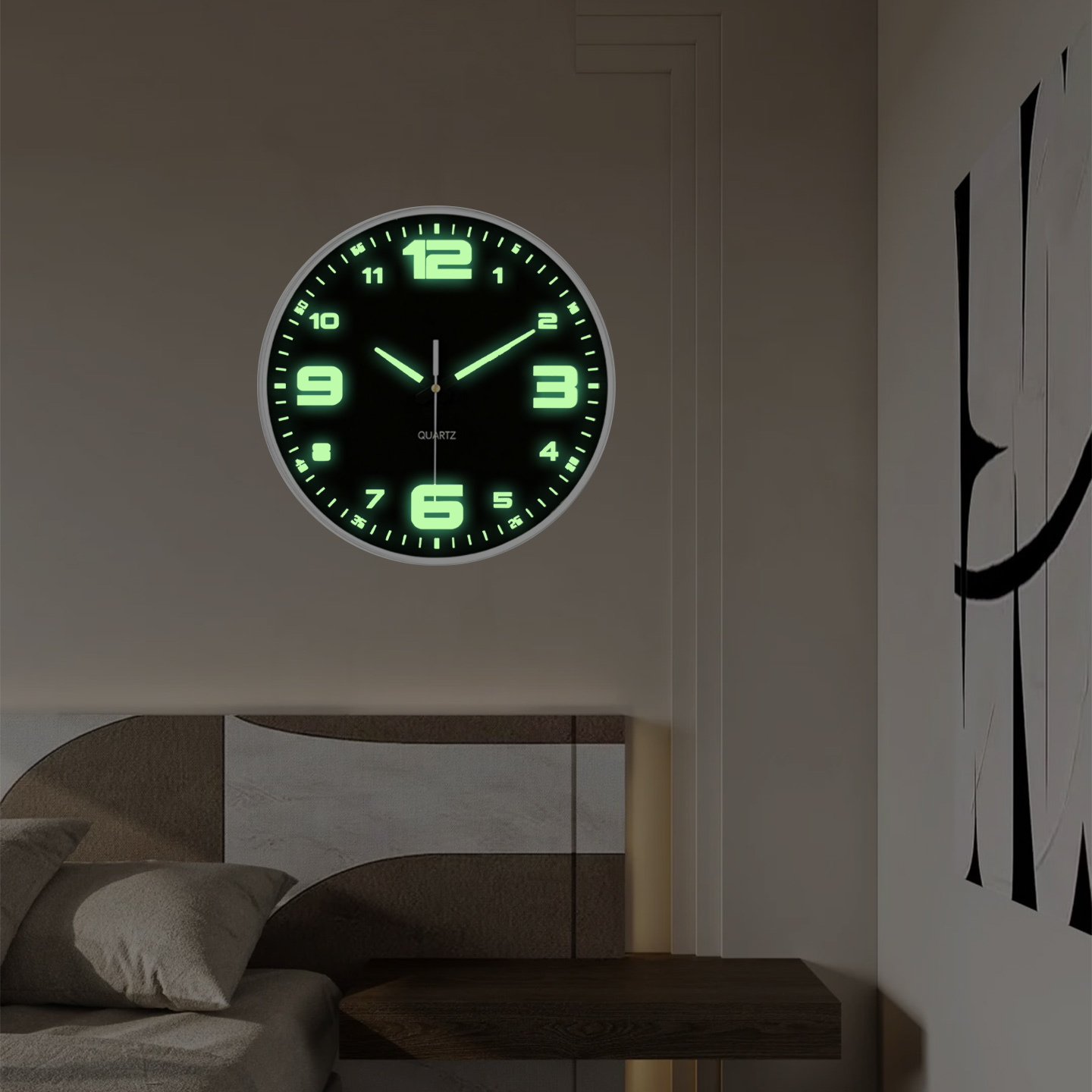 2026 New Night Glow Wall Clock - Interior Design Ideas ulasan dan harga