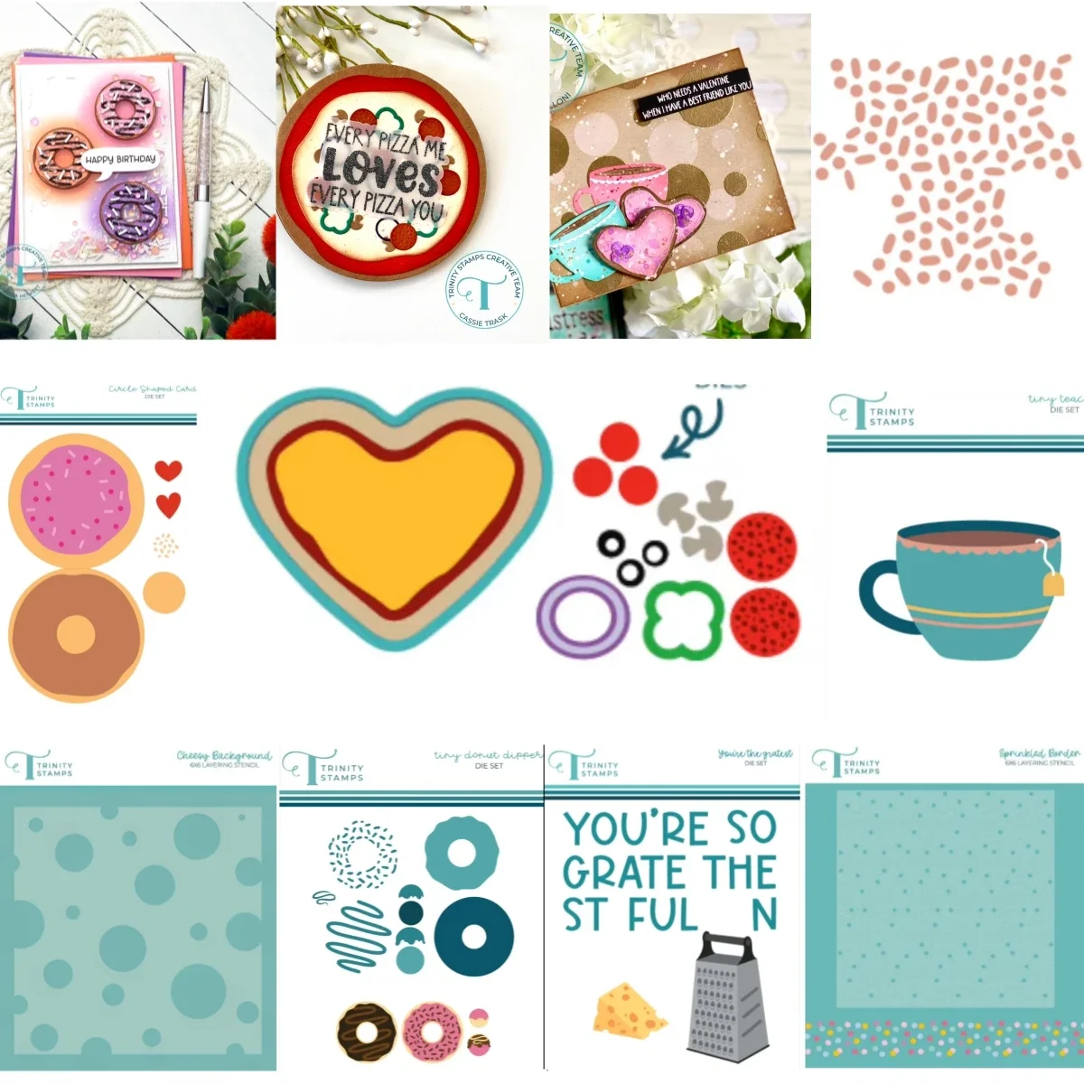 Hearts Pizza Metal Cutting Die - Interior Design Paper ulasan dan harga