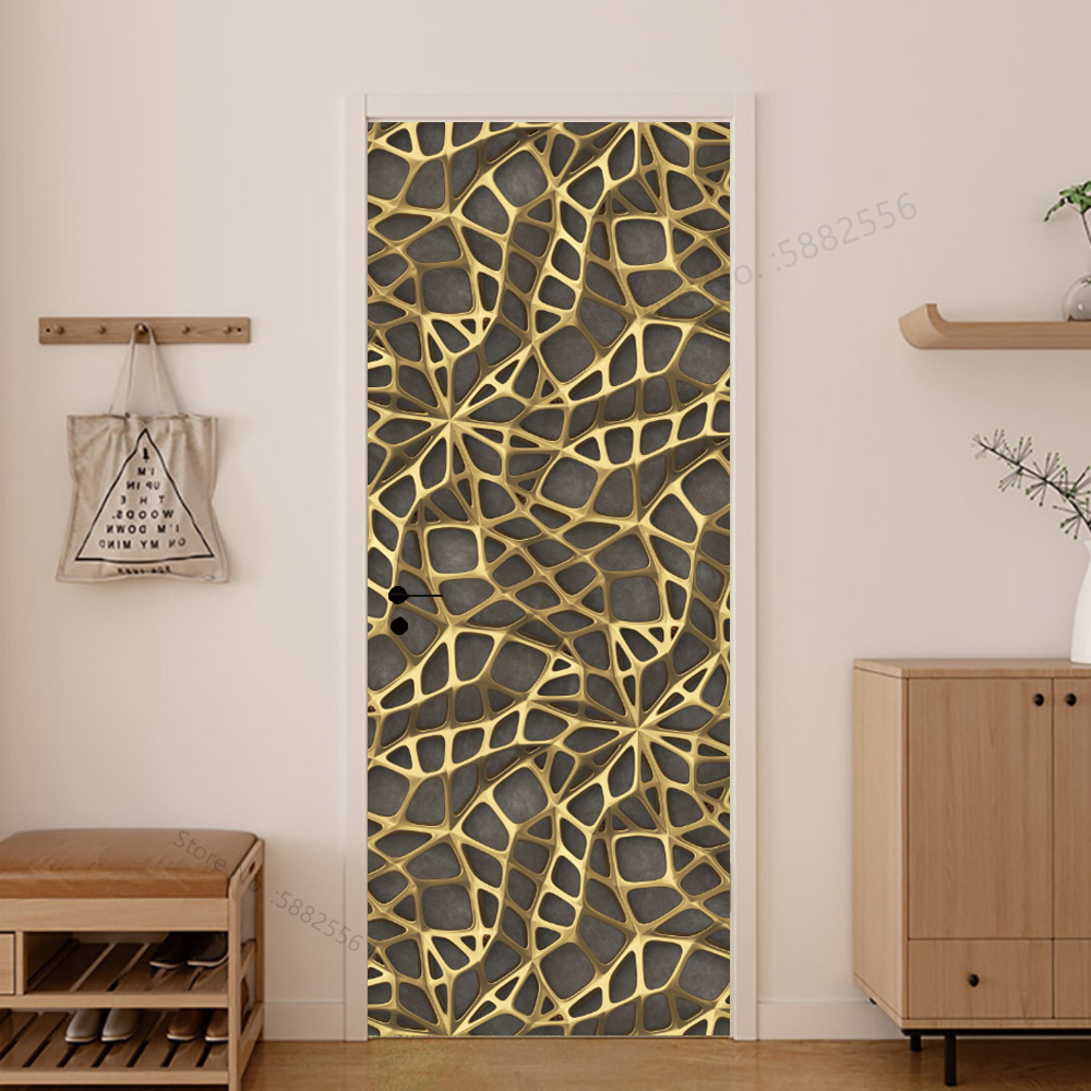 Imitation Wood Door Sticker Re - Interior Design Home ulasan dan harga