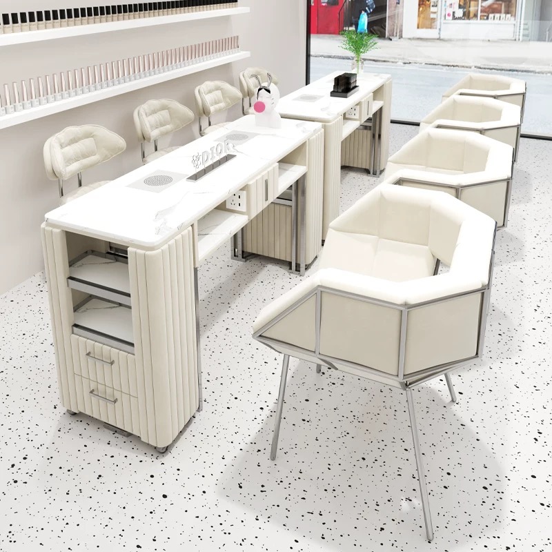 Luxury Modern Beige Nail Art F - Interior Design Nail Salon ulasan dan harga