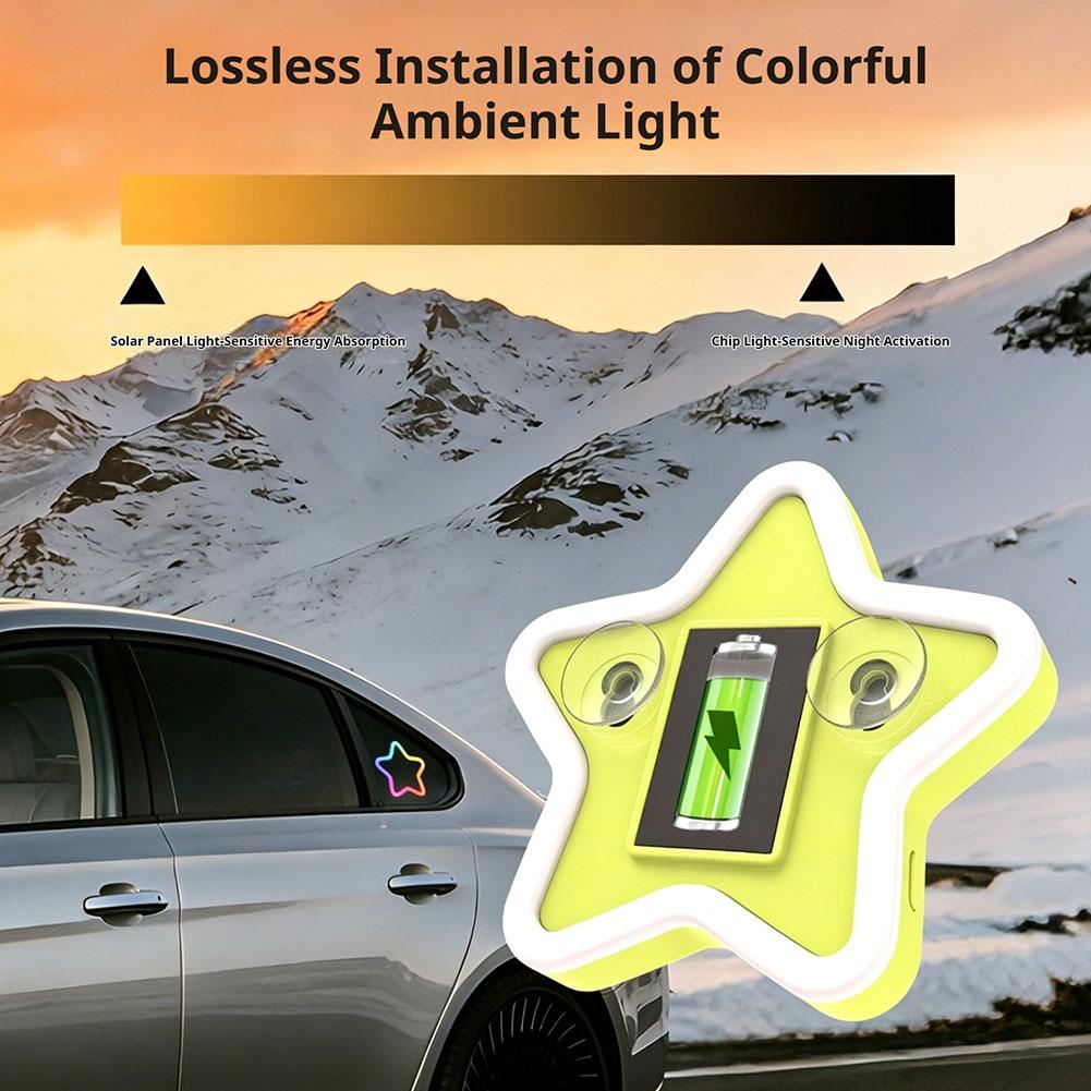 Wireless Solar Star Car Ambien - Interior Design Elements ulasan dan harga