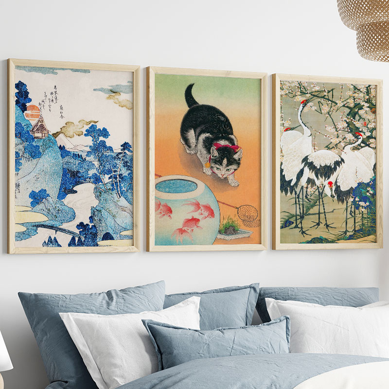 Japanese Katsushika Hokusai Ca - Interior Design Home ulasan dan harga